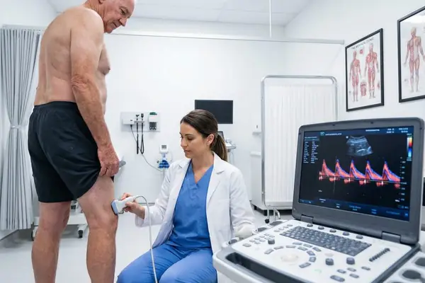 Venous reflux Doppler ultrasound scan for varicose veins