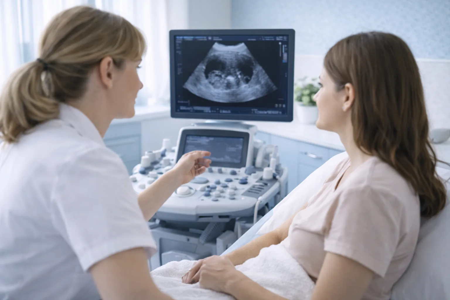 Fertility monitoring ultrasound appointment