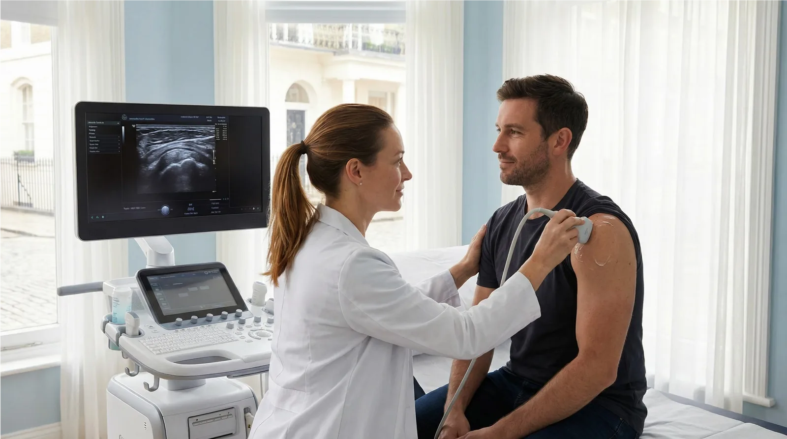 Hip Ultrasound Scan at Sonoworld London