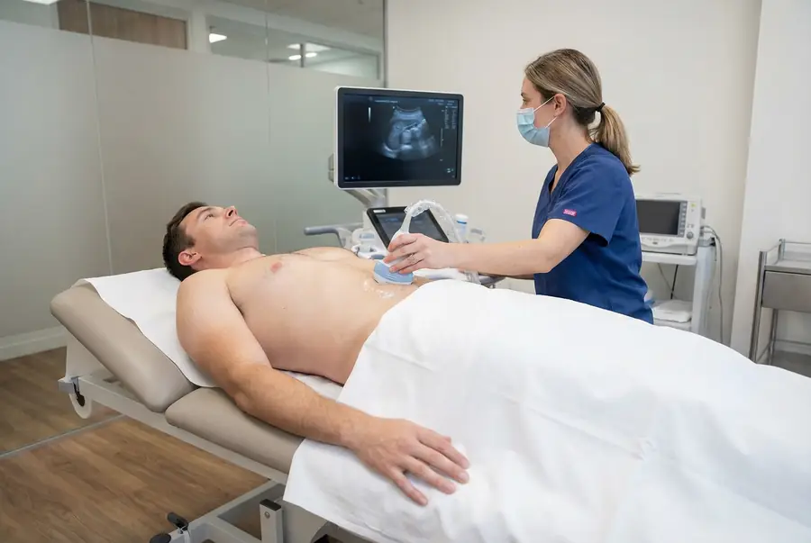 Private hernia ultrasound scan at Sonoworld London