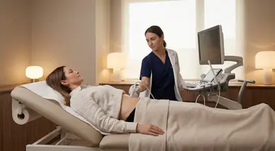 Private pelvic ultrasound scan