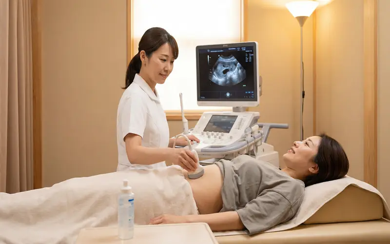 Pelvic ultrasound scan for women