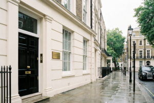 Exterior of a private medical clinic in London's Harley Street medical district